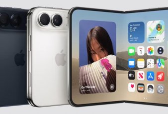 Apple lanz� el esperado iPhone Duo, su primer tel�fono celular plegable