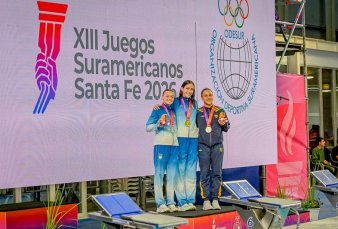 Argentina superó las 100 medallas en el quinto día de los Juegos Suramericanos Santa Fe