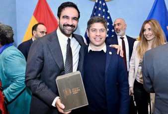 Kicillof se mostr� con Mamdani y dijo que "no hay milagro argentino"