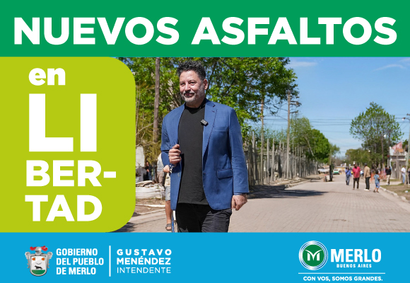 Municipalidad de Merlo (Asfalto en Libertad) hasta diciembre