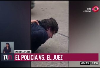 Video viral: polica increpa a un juez por liberar a un delincuente